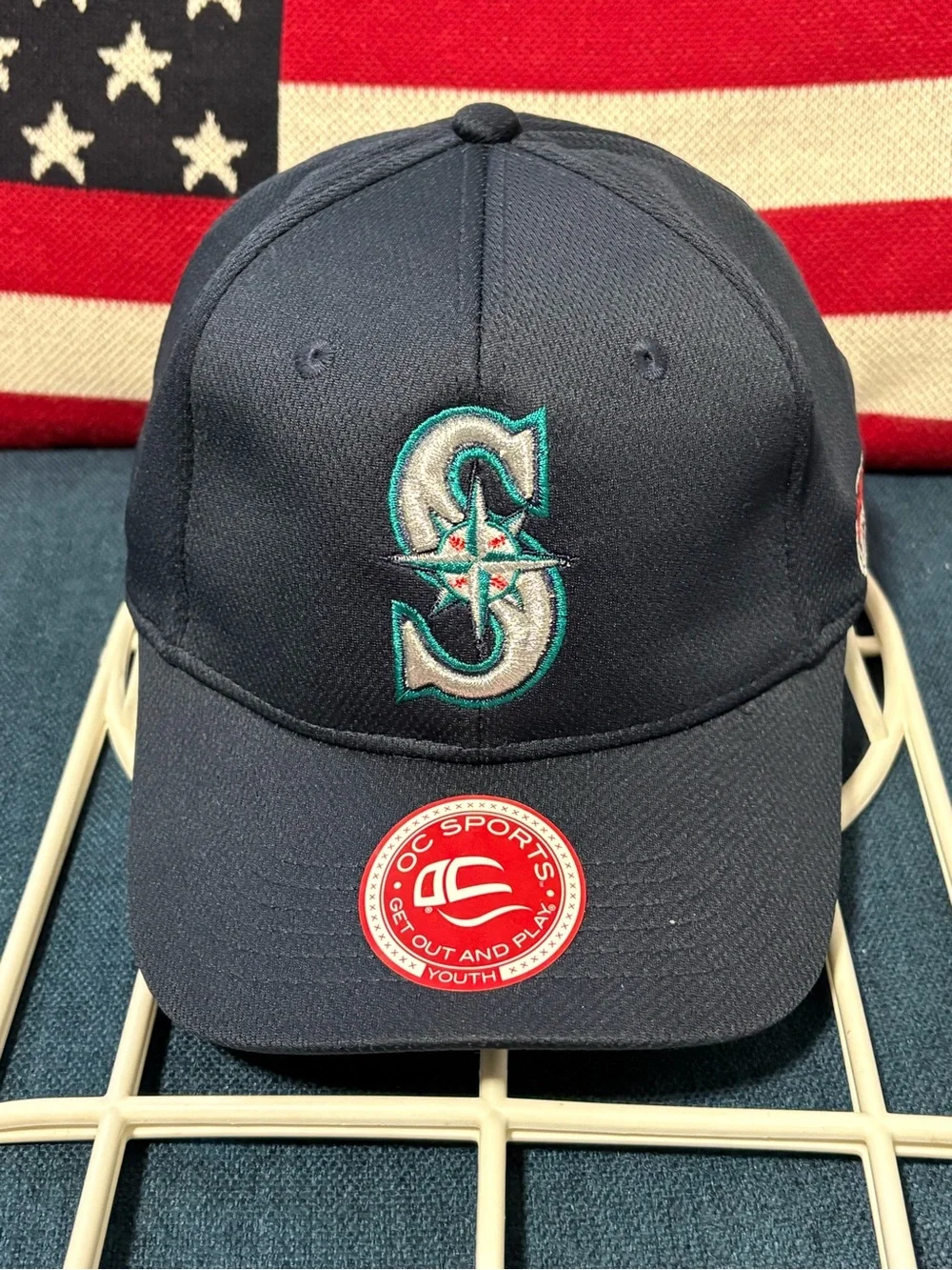 Seattle Mariners Black Embroidered Baseball Cap